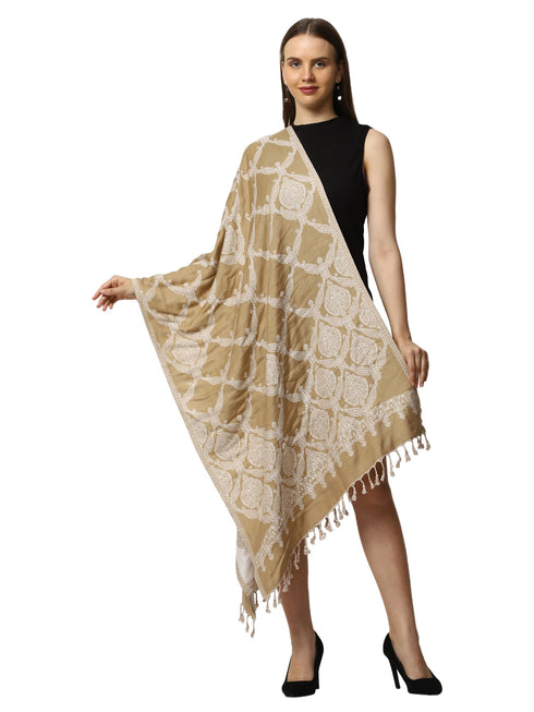 Women's Jamawar Wool Stole